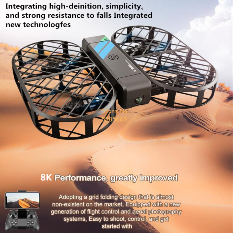 Rc Helicopter Mini - Cámara HD 8K 360 ° Protección