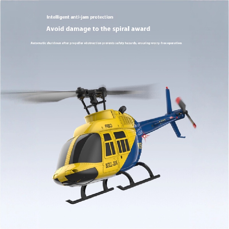 Rc Helicopter Single Rotor - A60 1/42 escala cuatro canales un
