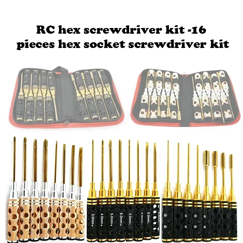 Rc Helicopter Tool Kit - Juego de Destornilladores Hexagonales RC -