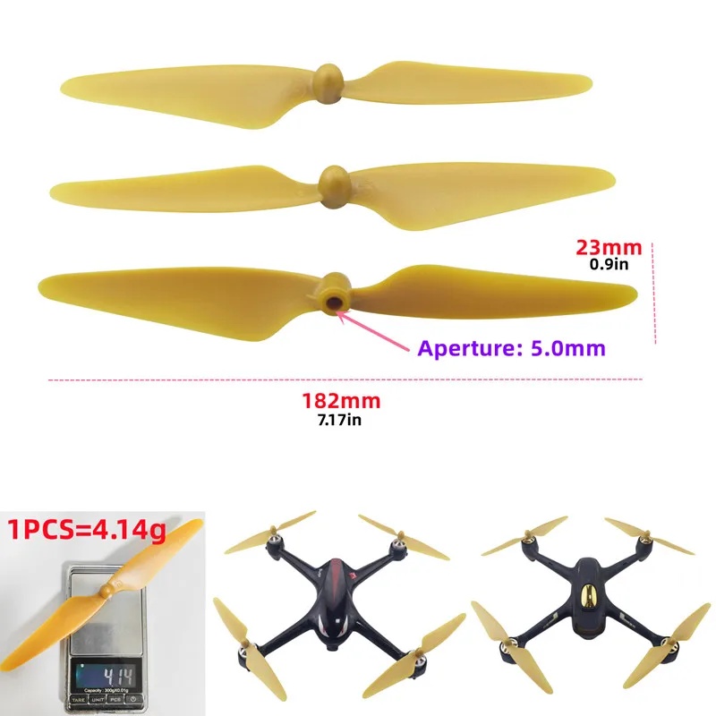 Eachine Drone E58 - 4 hélices resistentes a golpes CW
