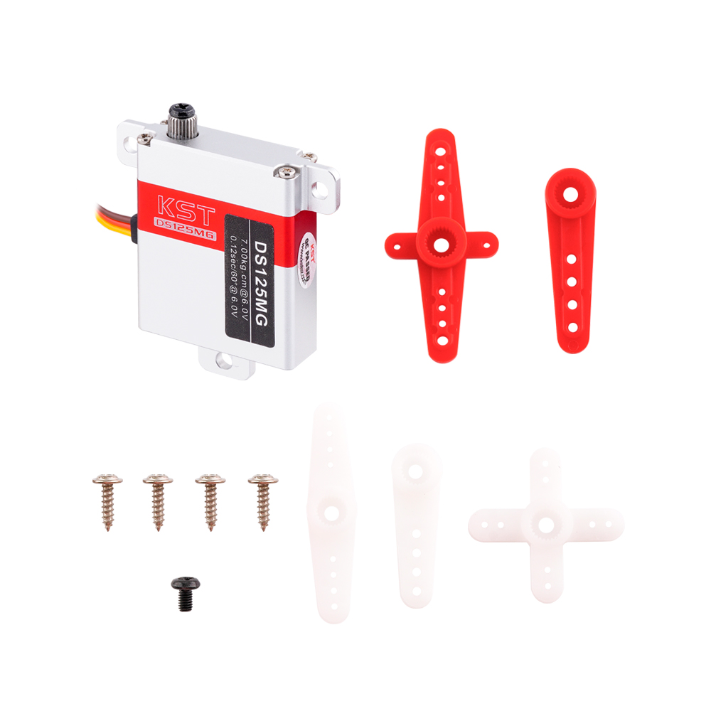 Rc Helicopter Servo - Servo Digital KST DS125MG 6V 10mm
