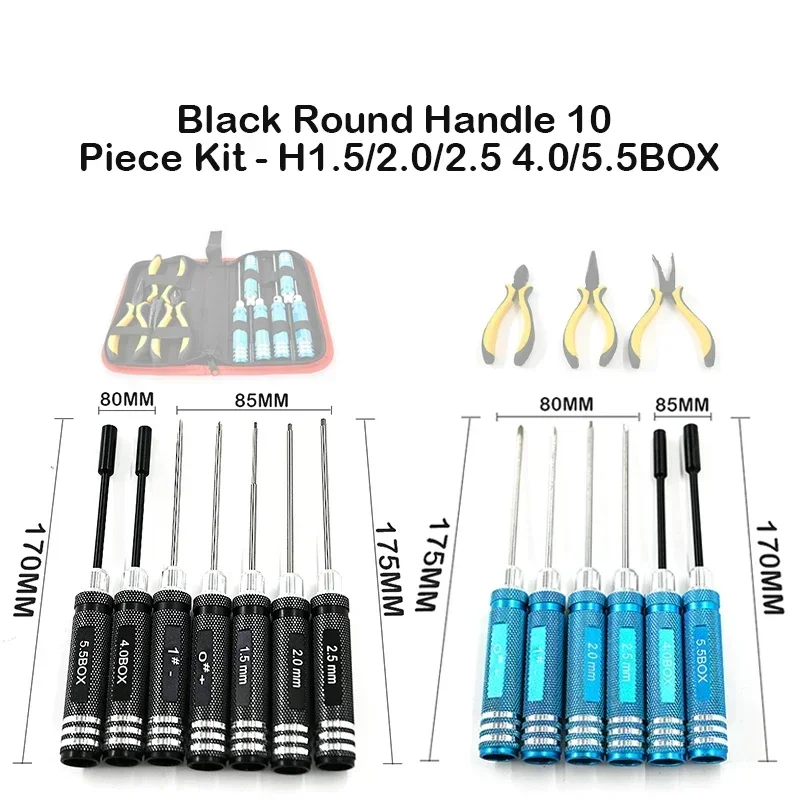 Rc Helicopter Tool Kit - Juego de 10 piezas de herramientas