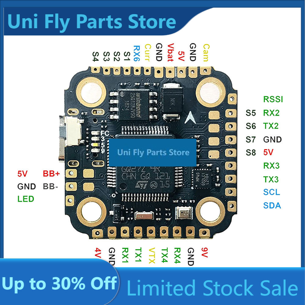 Controlador de vuelo F7 MINI M - Betaflight Fc F7 reseña y precio