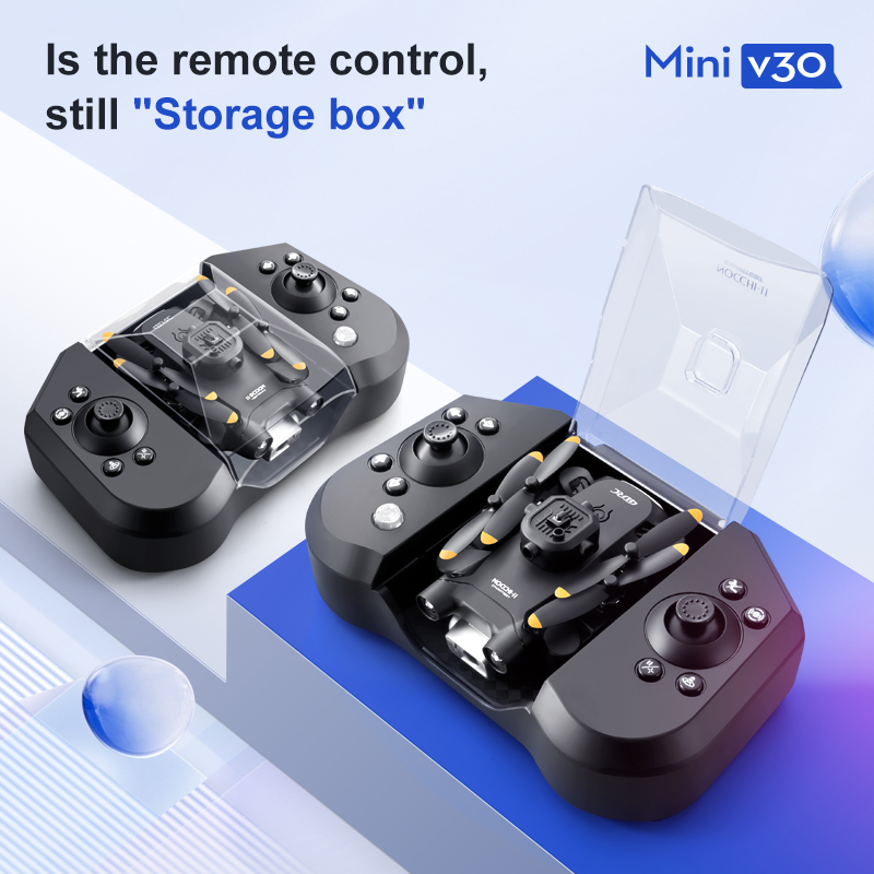 Mini Dron V30 WiFi FPV con cám - Eachine Drone E010 reseña y precio