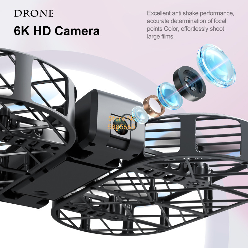 Cámara HD 8K 360 °   Protecció - Rc Helicopter Mini reseña y precio