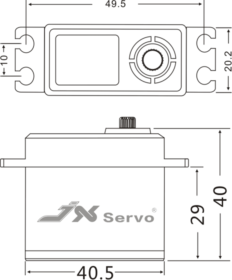 JX Servo CLS-6322HV 22KG alto  - Rc Helicopter Motor reseña y precio