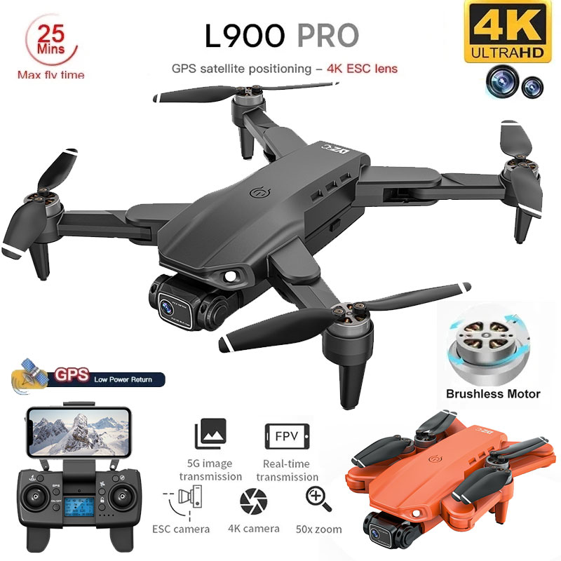 L900 Pro GPS Drone 4K profesio - Rc Helicopter Electric reseña y precio