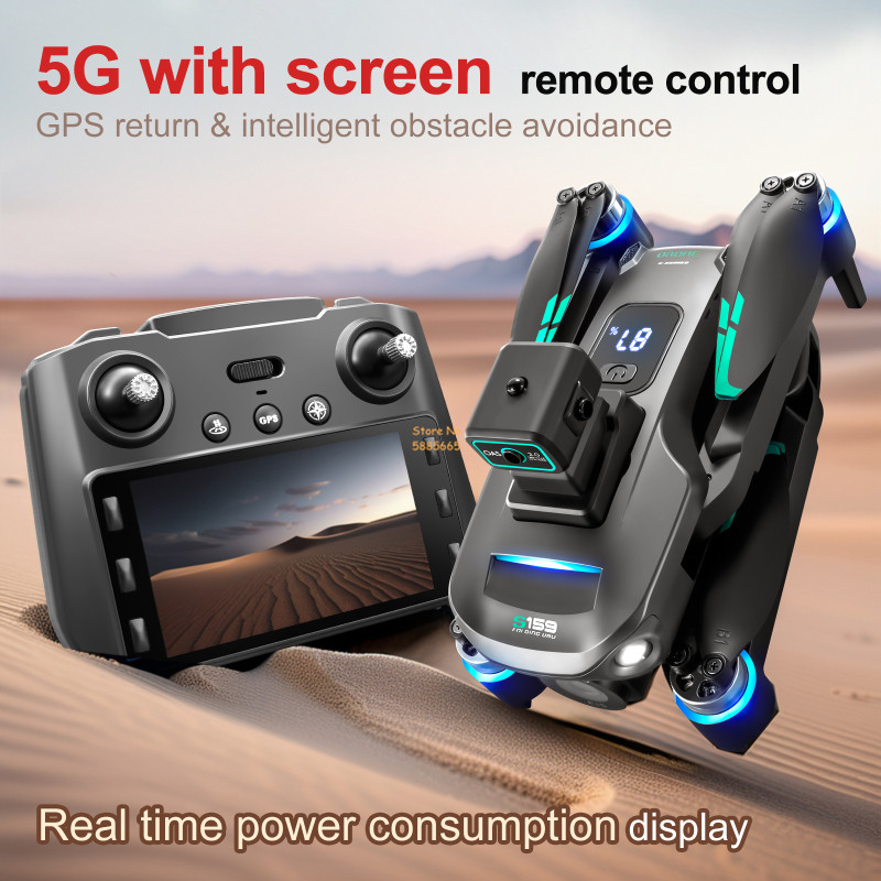 8K Cámara Dual 5G WIFI FPV Con - Rc Helicopter Electric reseña y precio