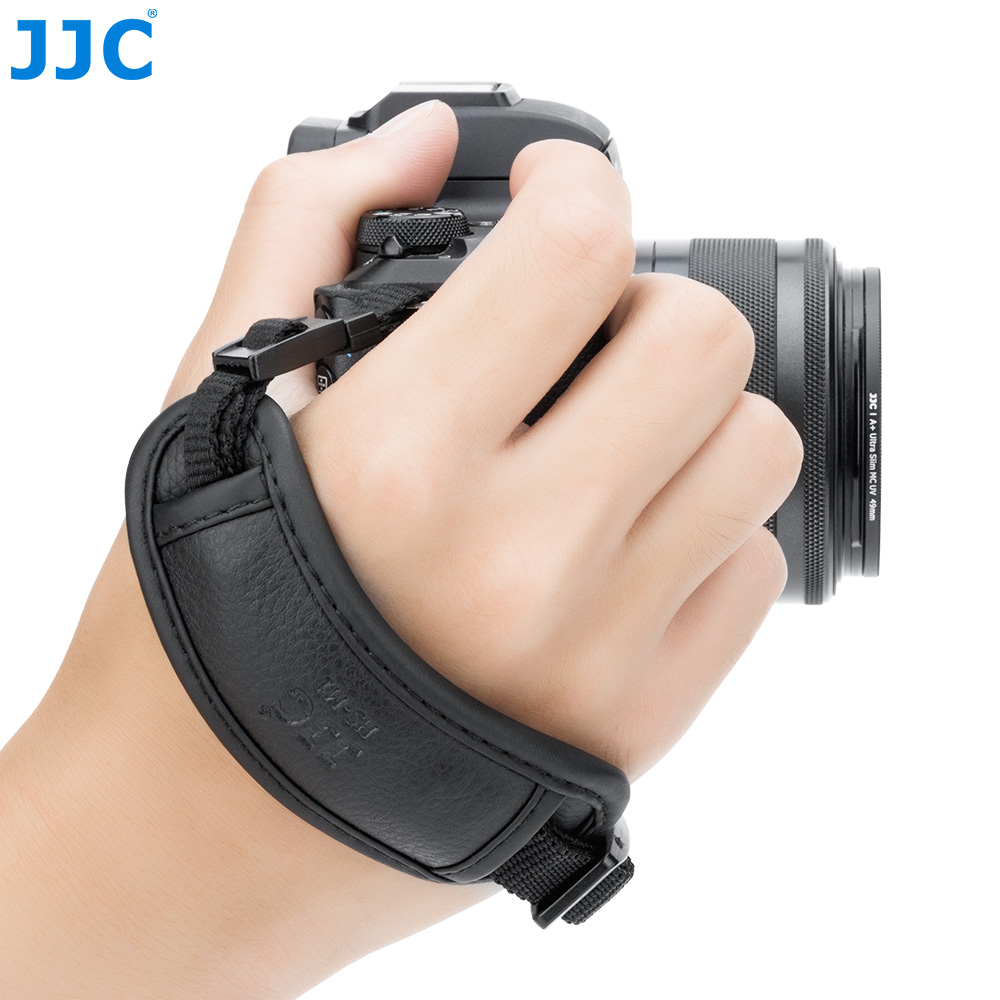 JJC-Correa de muñeca de cuero  - Canon Camera Eos M50 Mark Ii reseña y precio