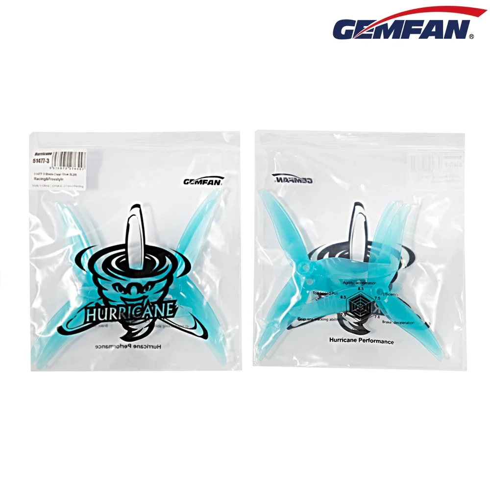 10 pares (10CW + 10CCW) Gemfan - Rc Helicopter Blade reseña y precio