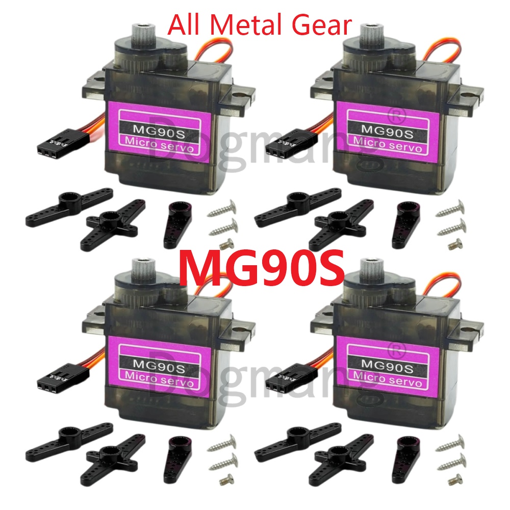 Servo MG90S, 1/2/4/10/20/50 Ud - Rc Helicopter Mini reseña y precio