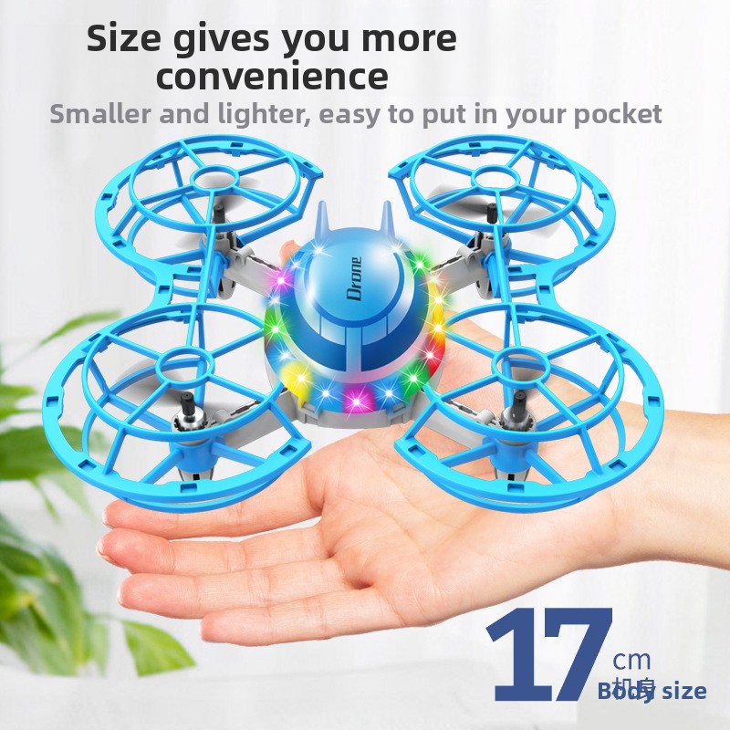Mini Dron RC con Luces LED, Qu - Rc Helicopter Mini reseña y precio
