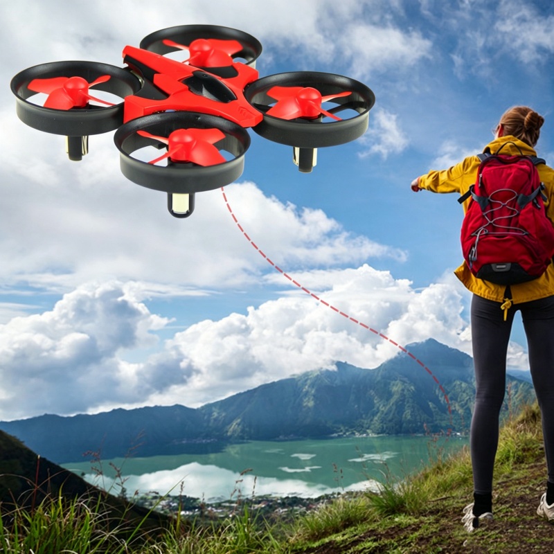 Mini Dron 2.4G con Giroscopio  - Eachine Drone E010 reseña y precio