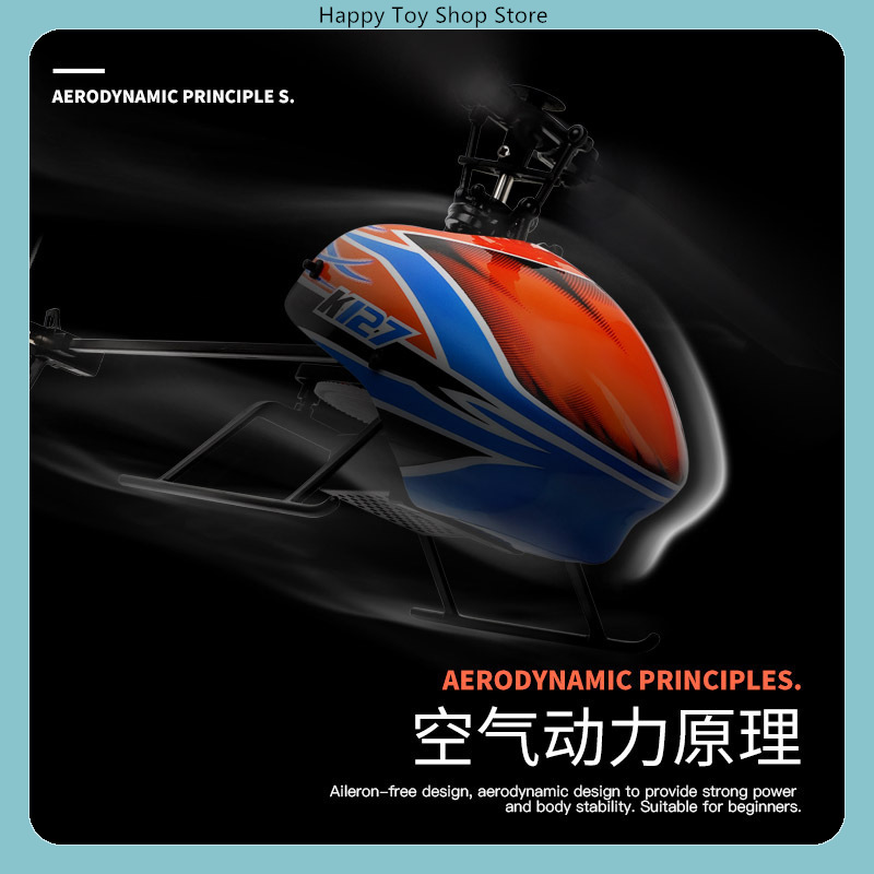 Helicóptero RC WLtoys XK K127  - Rc Helicopter Single Rotor reseña y precio